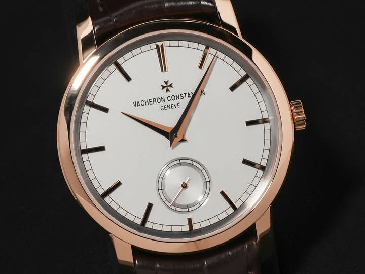 ヴァシュロンコンスタンタン トラディショナル マニュアルワインディング Ref.82172/000R-9382 シルバー文字盤 美品 bohz2p5y