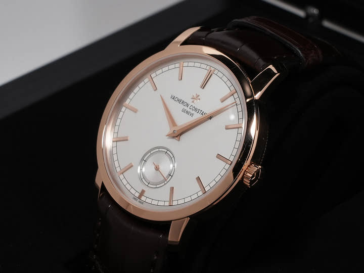 ヴァシュロンコンスタンタン トラディショナル マニュアルワインディング Ref.82172/000R-9382 シルバー文字盤 美品 bohz2p5y