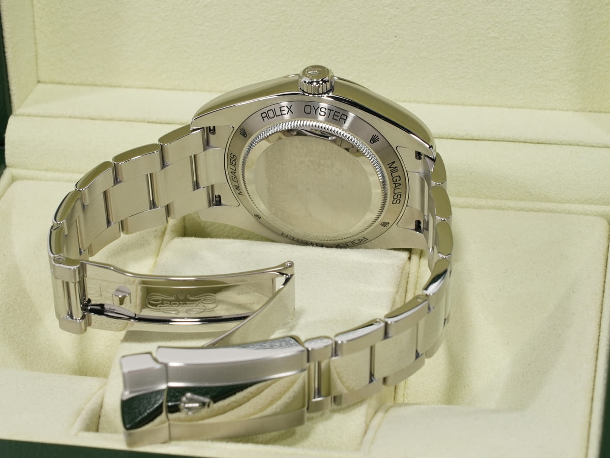 ロレックス ミルガウス Ref.116400 ブラック文字盤 中古 fqtiuxhc
