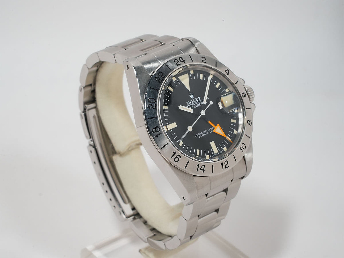 ロレックス エクスプローラーII Ref.1655 ブラック文字盤 中古 gs93nrmq