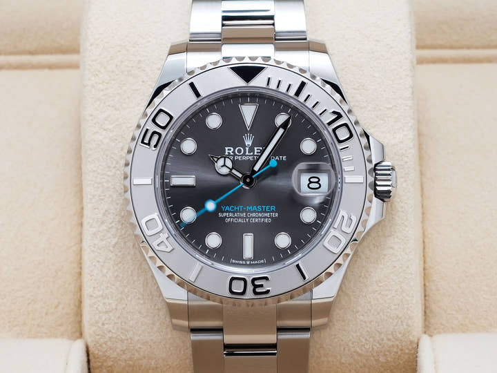 Rolex Yacht-Master 37 Ref. 268622 Stainless Steel/Platinum Slate Dial