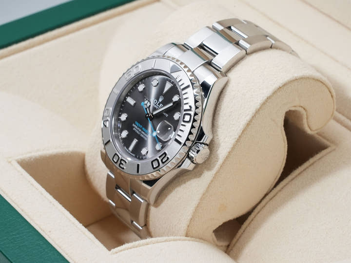 Rolex Yacht-Master 37 Ref. 268622 Stainless Steel/Platinum Slate Dial