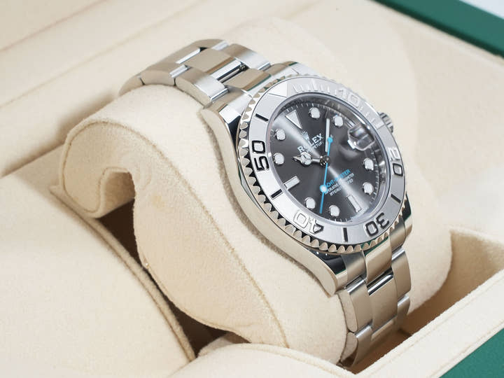 Rolex Yacht-Master 37 Ref. 268622 Stainless Steel/Platinum Slate Dial
