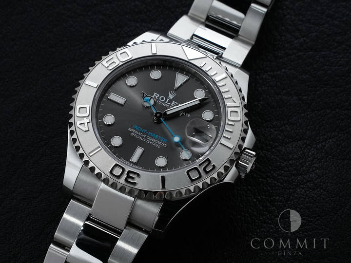 Rolex Yacht-Master 37 Ref. 268622 Stainless Steel/Platinum Slate Dial