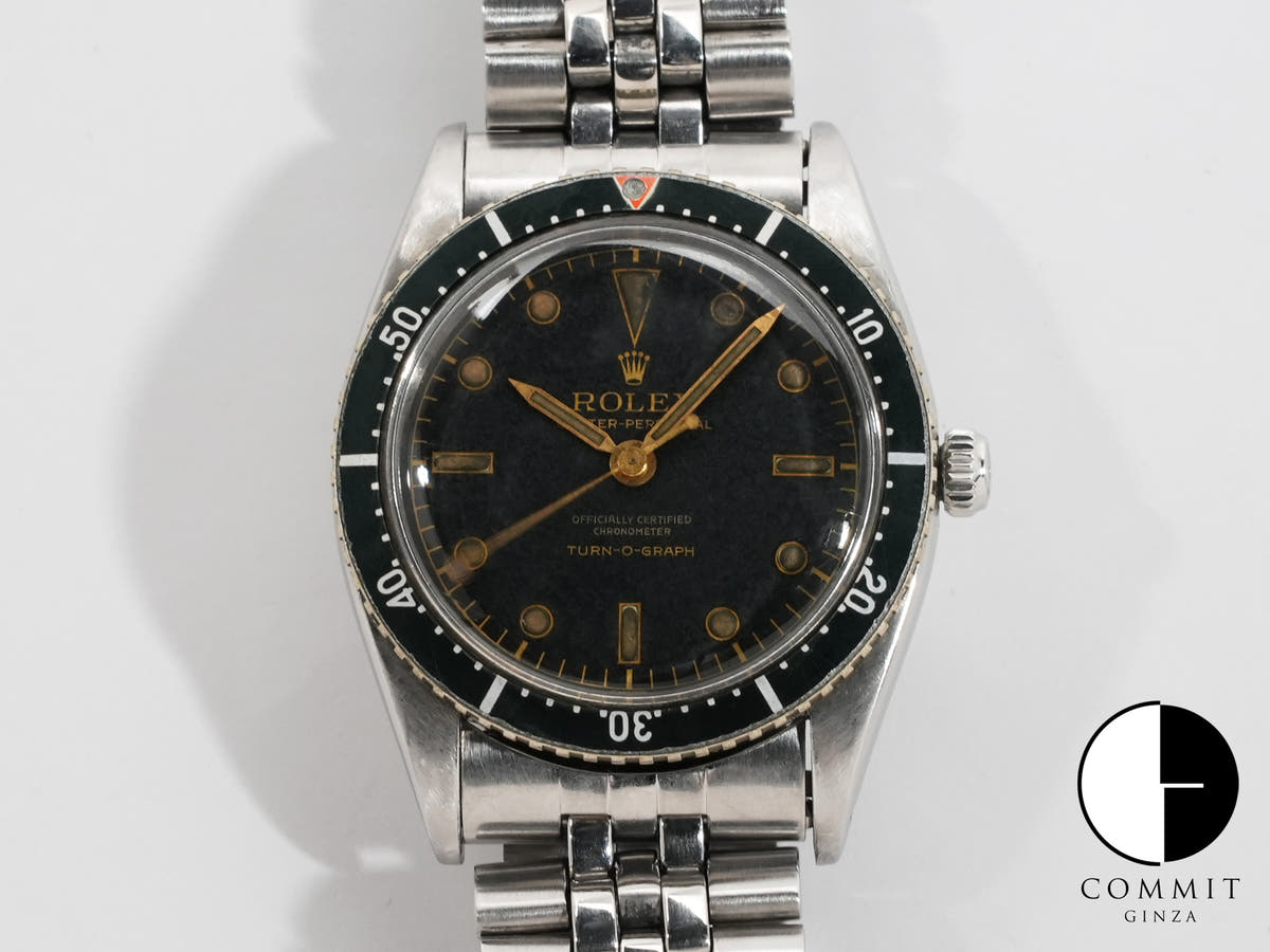 ロレックス ターノグラフ Ref.6202 ブラック文字盤 中古 zx9ktfsj