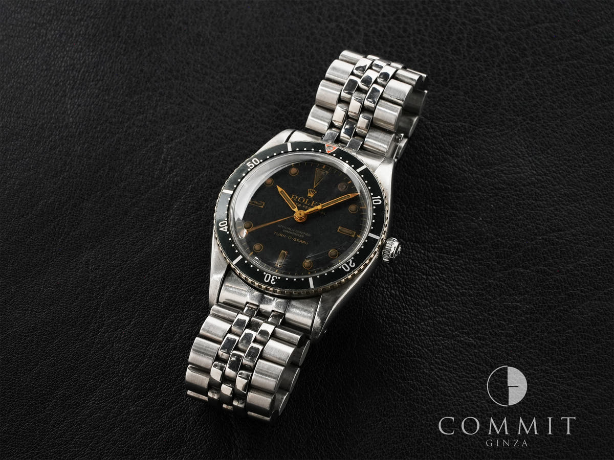 ロレックス ターノグラフ Ref.6202 ブラック文字盤 中古 zx9ktfsj