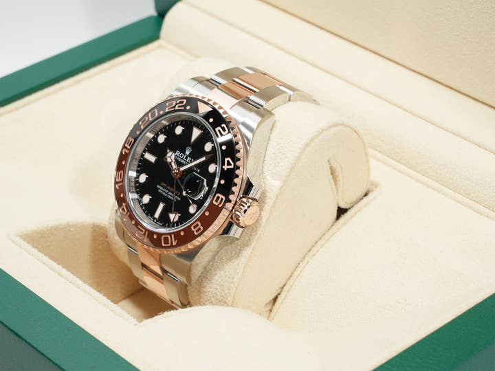 ロレックス GMTマスターII Ref.126711CHNR ステンレススチール/エバーローズゴールド ブラック文字盤 オイスターブレスレット オイスターブレスレット