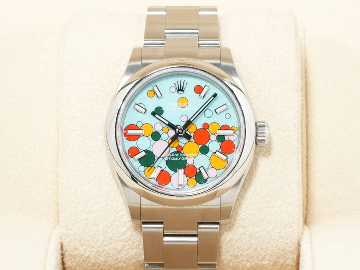 ロレックス オイスターパーペチュアル31 Ref.277200 ステンレススチール セレブレーションモチーフ文字盤