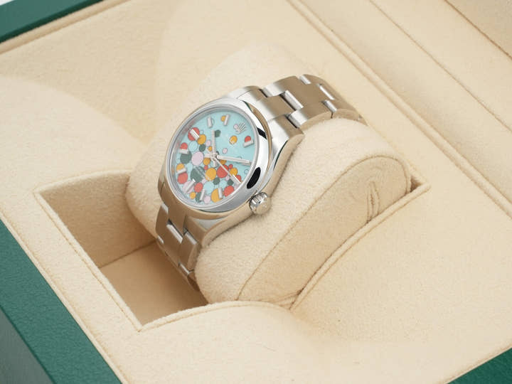 ロレックス オイスターパーペチュアル31 Ref.277200 ステンレススチール セレブレーションモチーフ文字盤