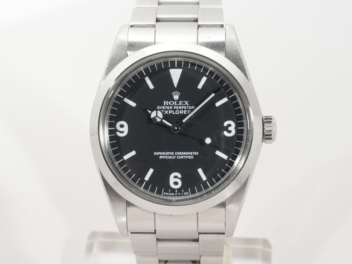 ロレックス エクスプローラーI Ref.1016 ブラック文字盤 中古 un43fqhw