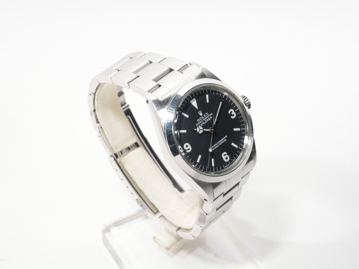 ロレックス エクスプローラーI Ref.1016 ブラック文字盤 中古 un43fqhw