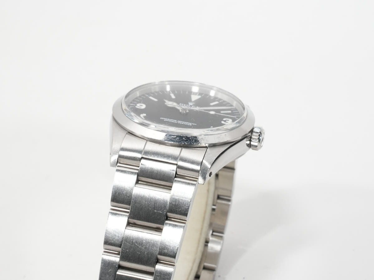 ロレックス エクスプローラーI Ref.1016 ブラック文字盤 中古 un43fqhw
