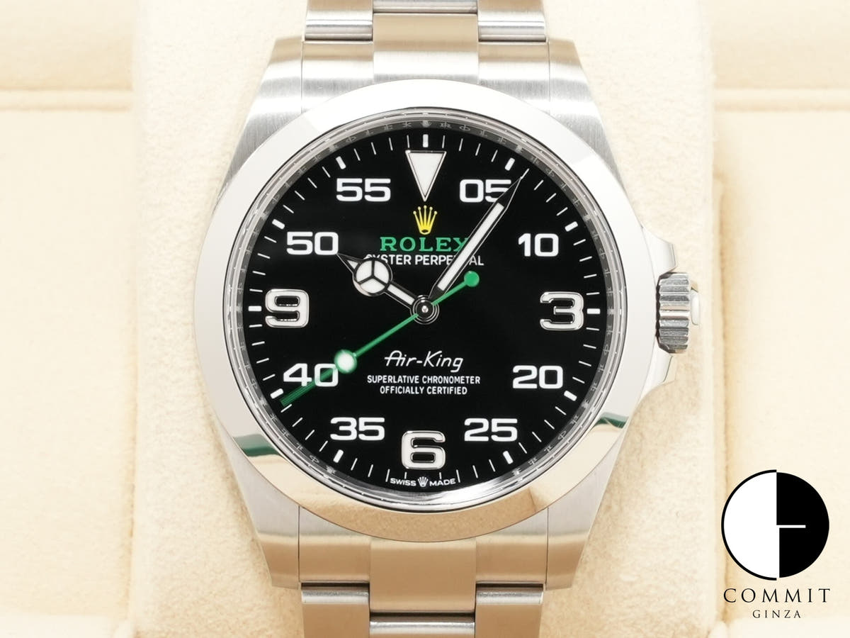 ロレックス エアキング Ref.126900 ブラック文字盤 中古 eryzqvmc