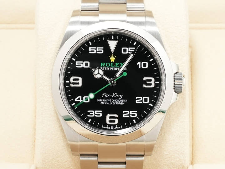 ロレックス エアキング Ref.126900 ステンレススチール ブラック文字盤