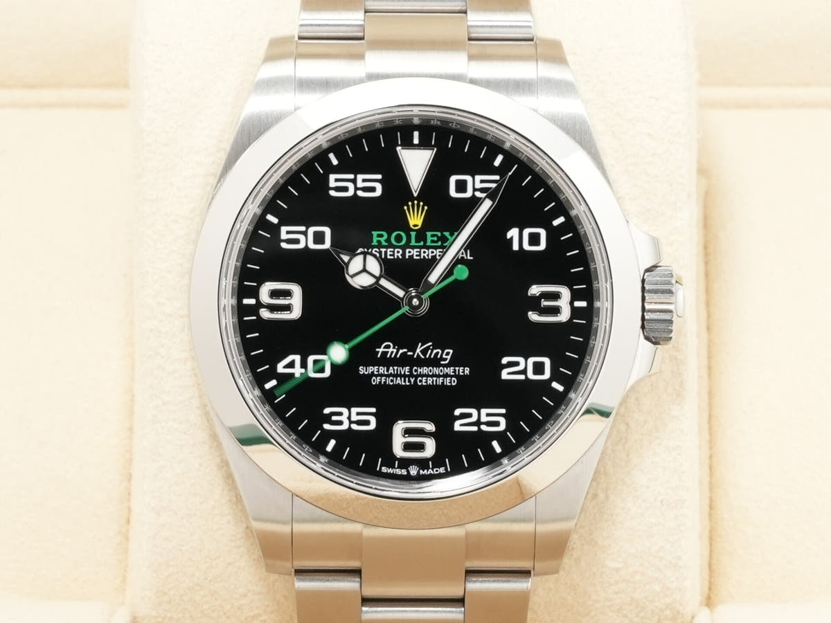 ロレックス エアキング Ref.126900 ブラック文字盤 中古 eryzqvmc