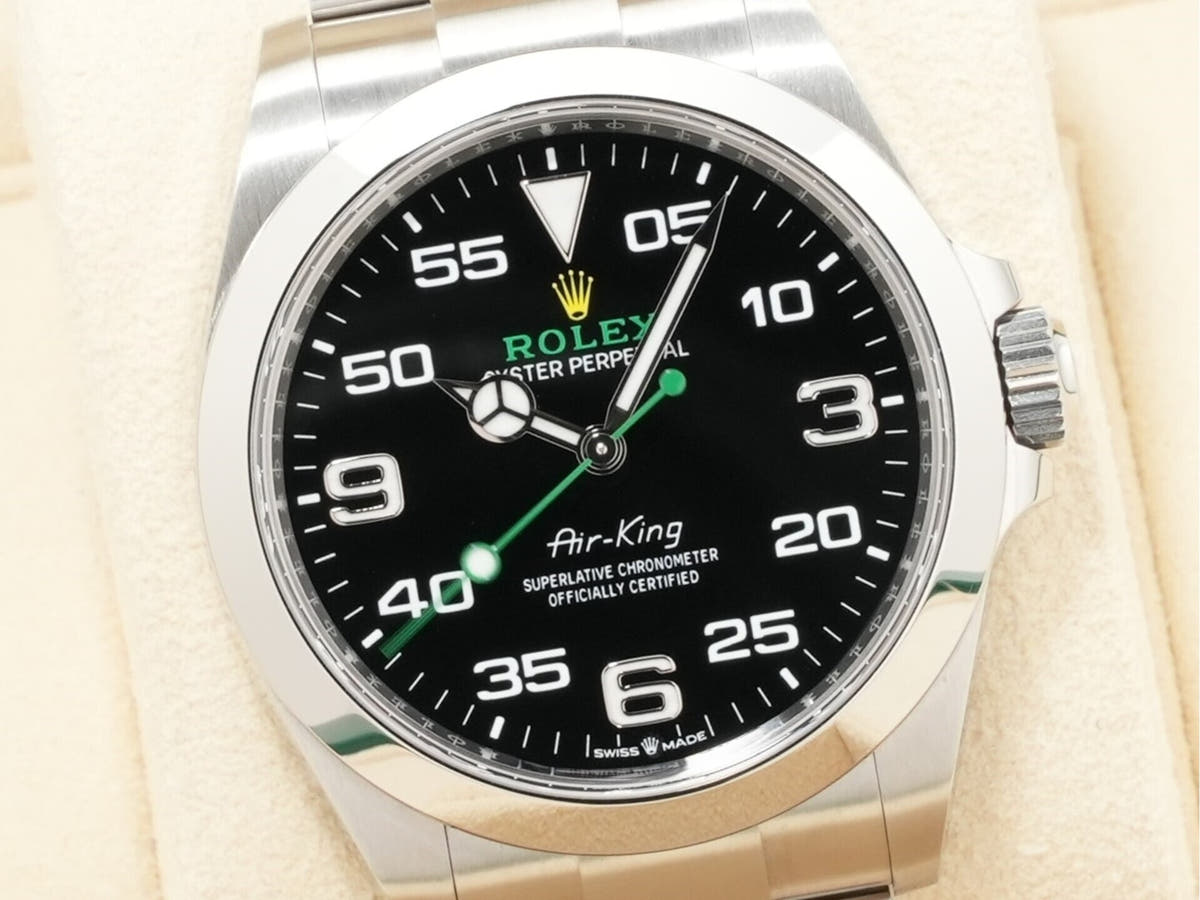 ロレックス エアキング Ref.126900 ブラック文字盤 中古 eryzqvmc