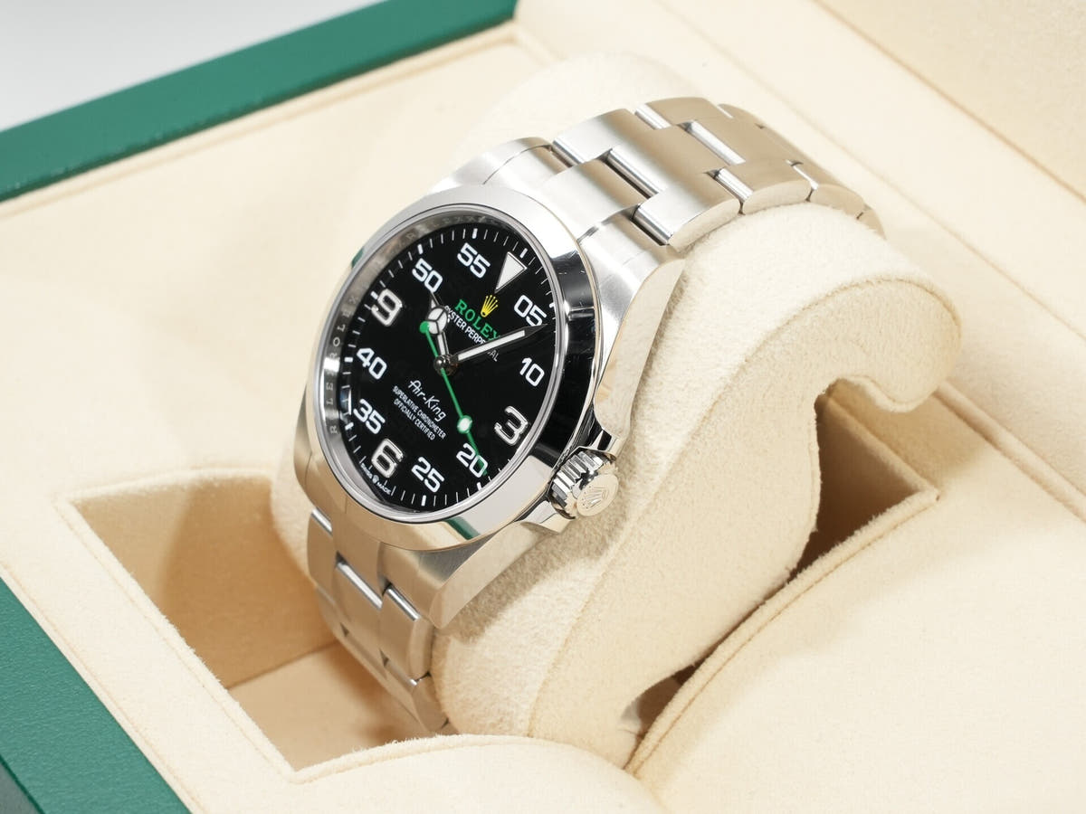 ロレックス エアキング Ref.126900 ブラック文字盤 中古 eryzqvmc
