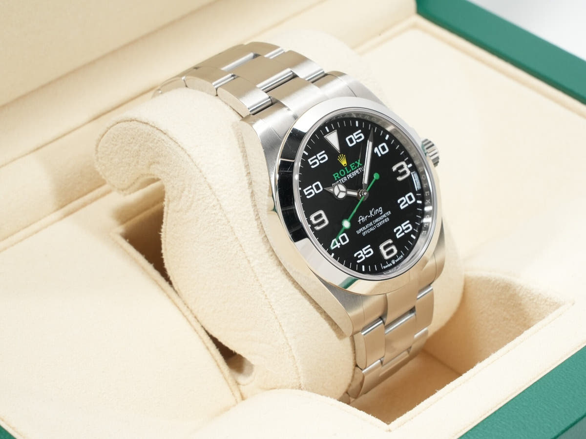 ロレックス エアキング Ref.126900 ブラック文字盤 中古 eryzqvmc