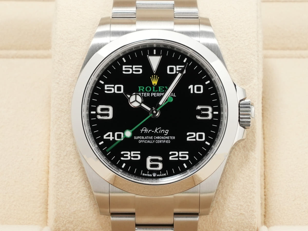 ロレックス エアキング Ref.126900 ブラック文字盤 未使用 syxz44qu