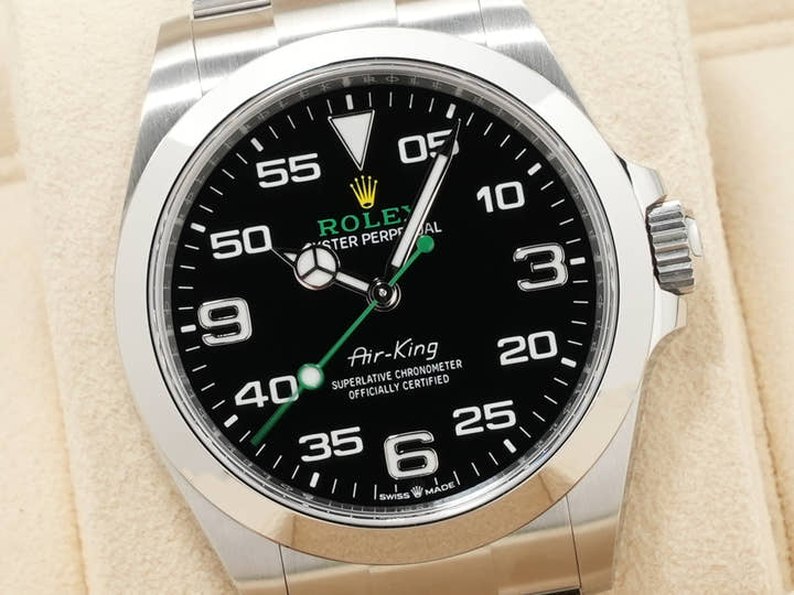 ロレックス エアキング Ref.126900 ステンレススチール ブラック文字盤