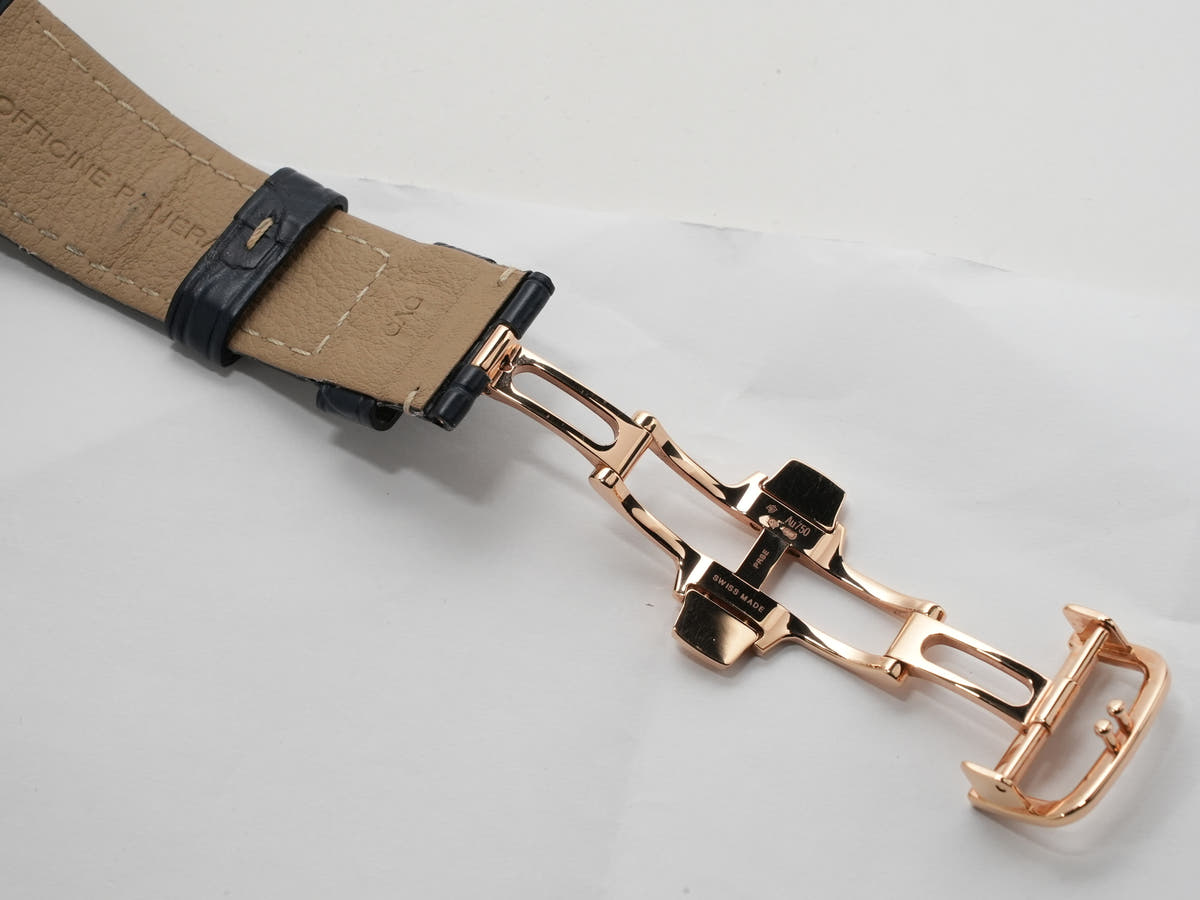 パネライ ラジオミール 8デイズ GMT オロロッソ Ref.PAM00538 ブルー文字盤 中古 iq4kwoou