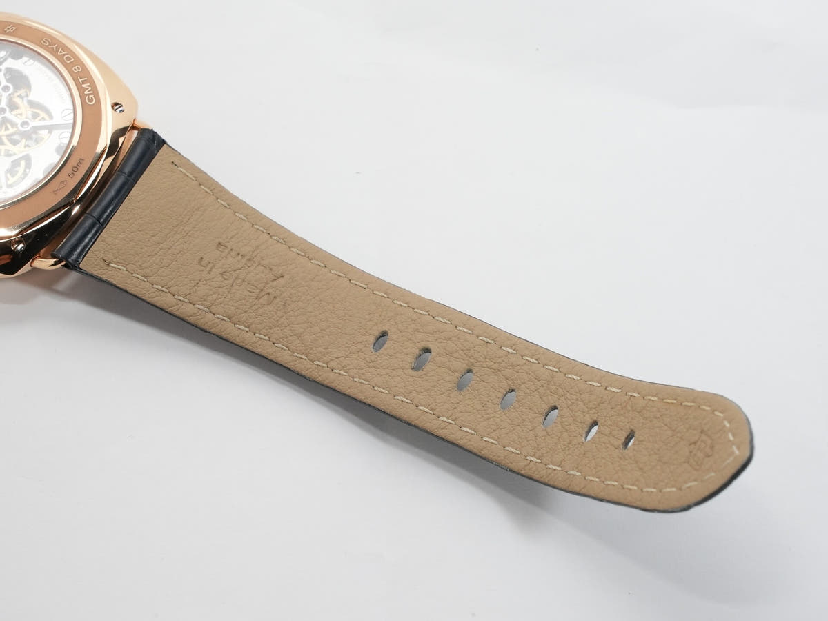 パネライ ラジオミール 8デイズ GMT オロロッソ Ref.PAM00538 ブルー文字盤 中古 iq4kwoou