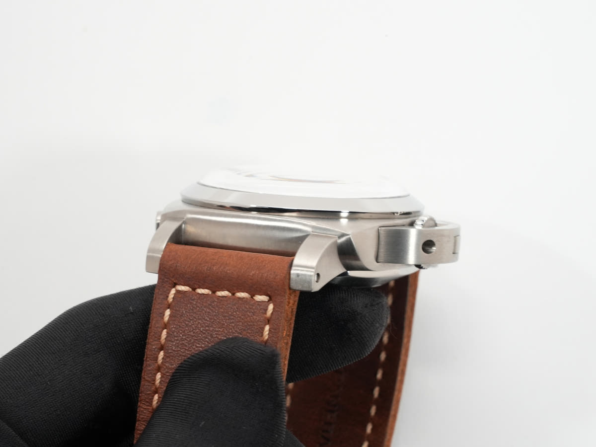 パネライ ルミノール 1950 クロノグラフ モノプルサンテ 8DAYS GMT チタニオ Ref.PAM00737 グリーン文字盤 美中古 f4bgg9i4