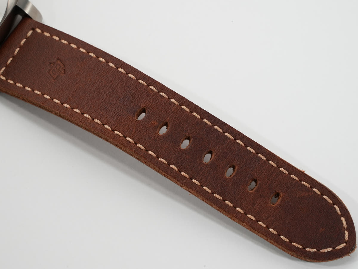 パネライ ルミノール 1950 クロノグラフ モノプルサンテ 8DAYS GMT チタニオ Ref.PAM00737 グリーン文字盤 美中古 f4bgg9i4