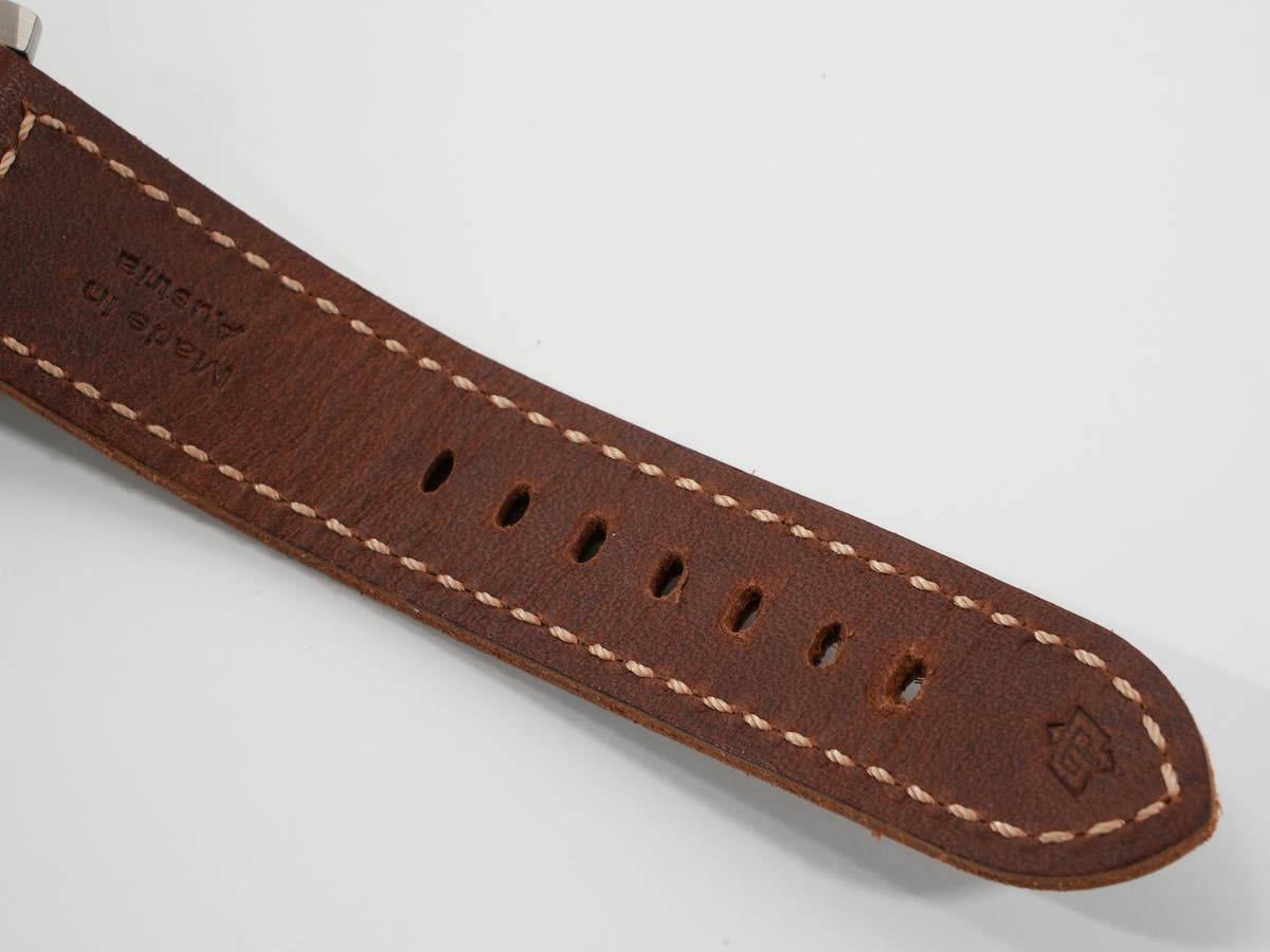 パネライ ルミノール 1950 クロノグラフ モノプルサンテ 8DAYS GMT チタニオ Ref.PAM00737 グリーン文字盤 美中古 f4bgg9i4