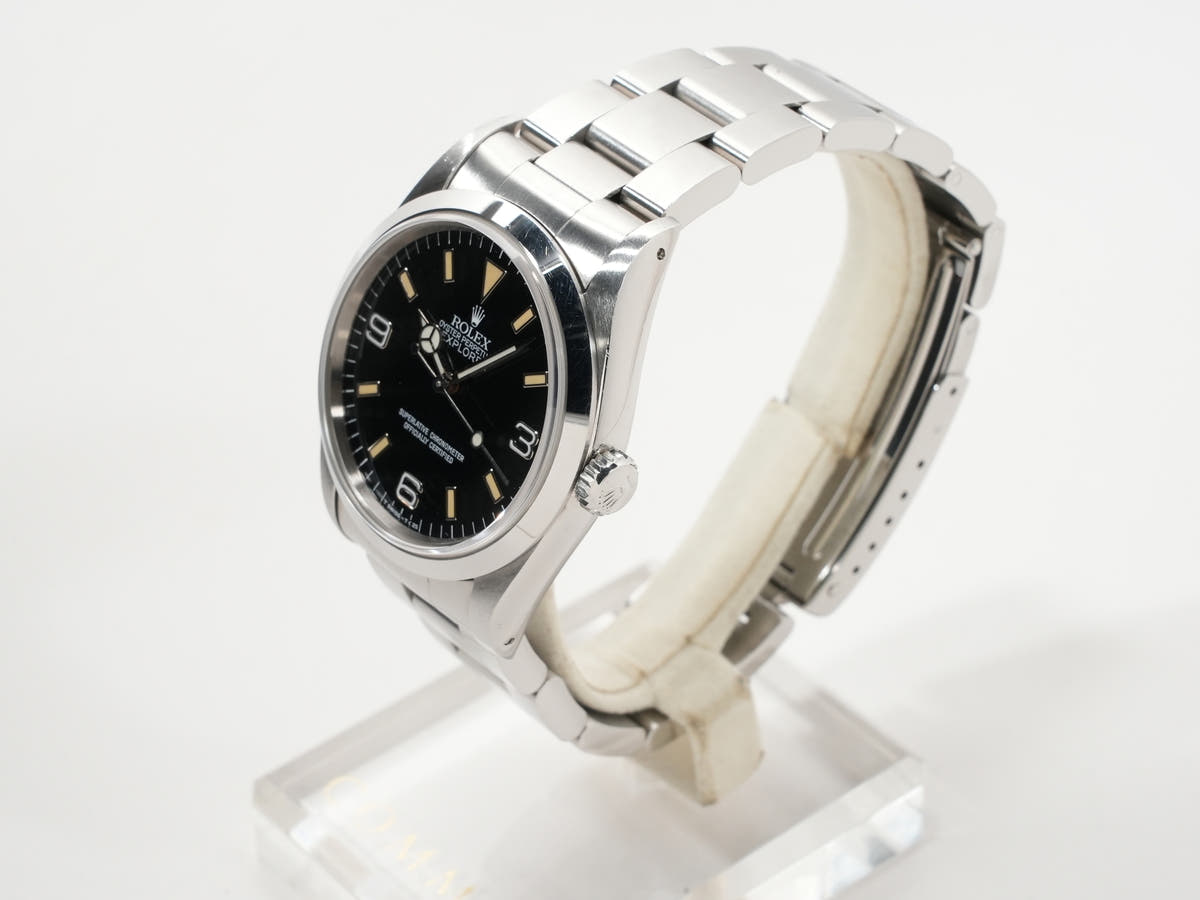 ロレックス エクスプローラーI Ref.14270 ブラック文字盤 中古 zbhe5mx5