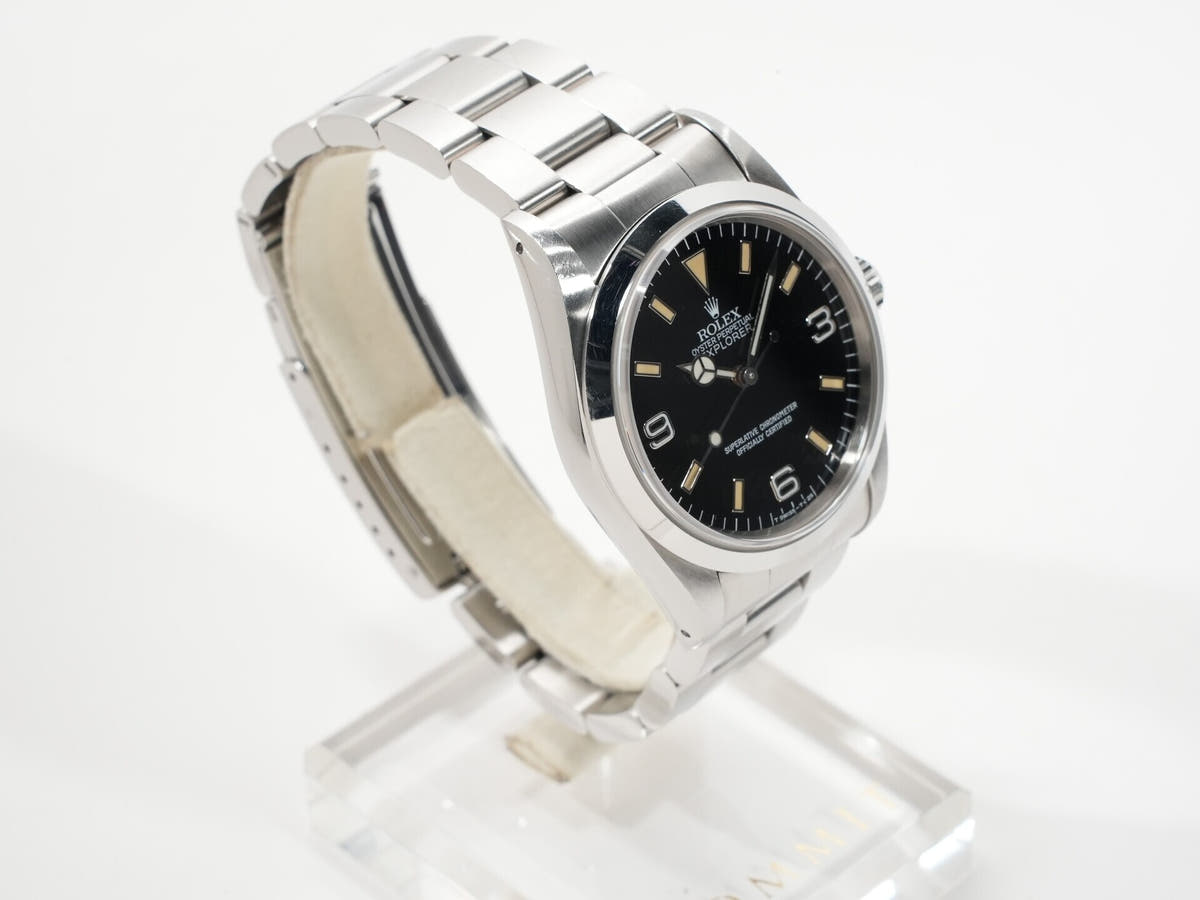 ロレックス エクスプローラーI Ref.14270 ブラック文字盤 中古 zbhe5mx5