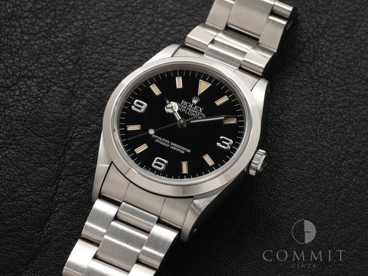 ロレックス エクスプローラーI Ref.14270 ブラック文字盤 中古 zbhe5mx5