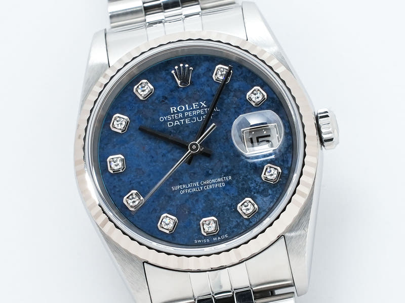 ロレックス デイトジャスト Ref.16234G ソーダライト文字盤 中古 o4jtbdzi