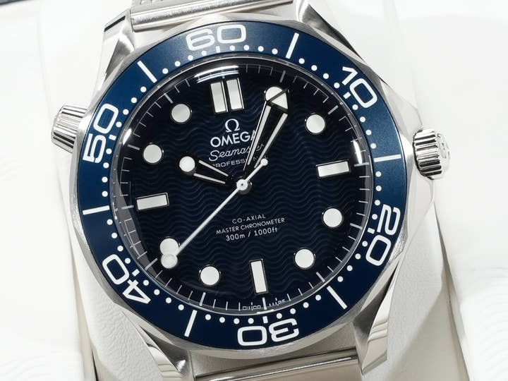 オメガ シーマスター ダイバー 300M コーアクシャル マスター クロノメーター 42MM Ref.210.30.42.20.03.002 ブルー文字盤 未使用 2nq7hsds