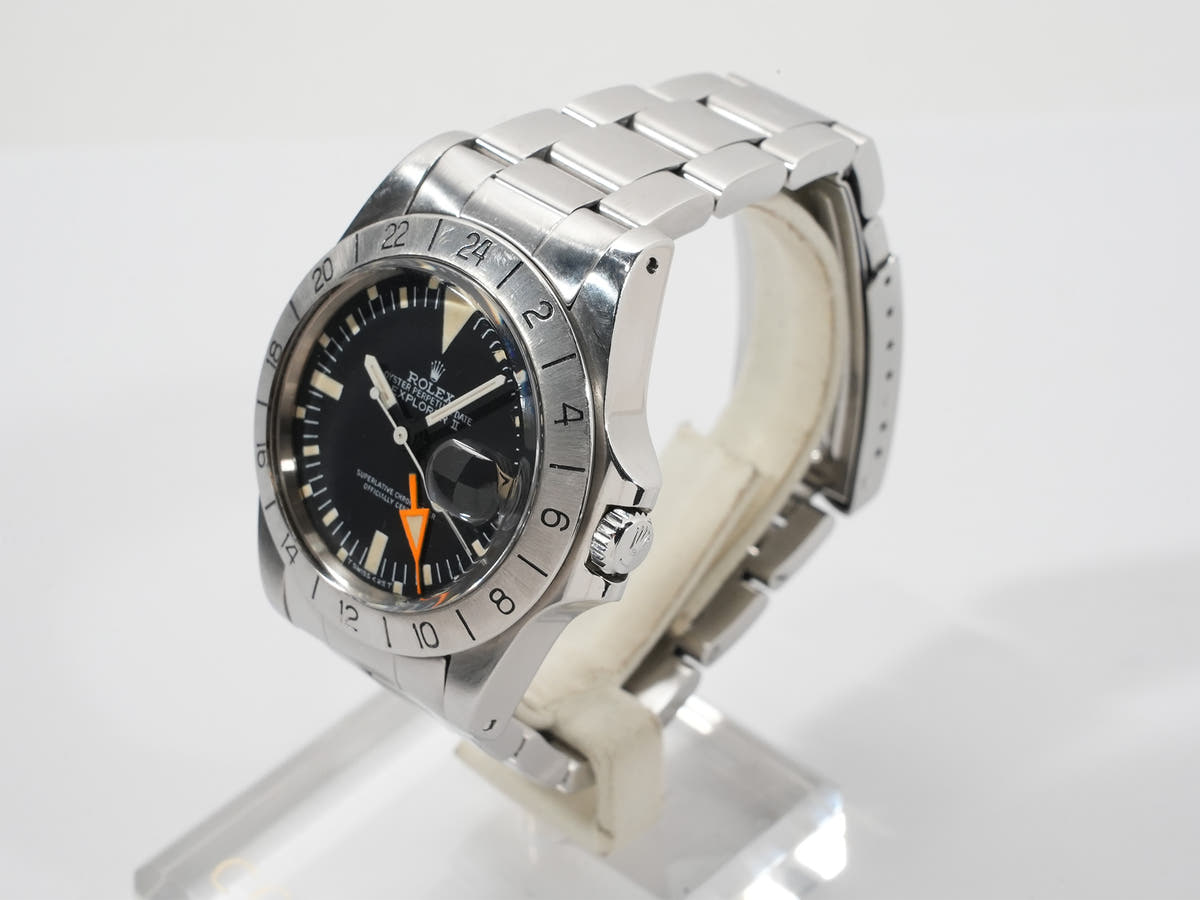 ロレックス エクスプローラーII Ref.1655 ブラック文字盤 中古 pzdj62pv