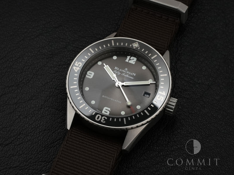 Blancpain Fifty Fathoms Bathyscaphe Revolution Limited Edition Ref.5100-1110-NAMA Black Dial Good Condition cst6eyb3