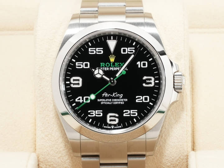 ロレックス エアキング Ref.126900 ステンレススチール ブラック文字盤
