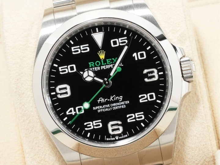 ロレックス エアキング Ref.126900 ステンレススチール ブラック文字盤