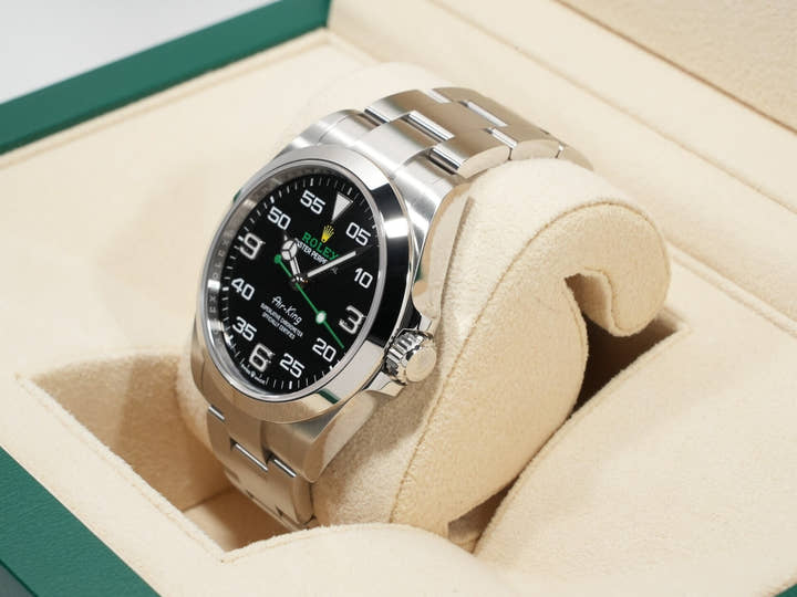 ロレックス エアキング Ref.126900 ステンレススチール ブラック文字盤