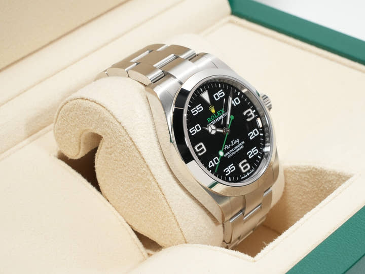 ロレックス エアキング Ref.126900 ステンレススチール ブラック文字盤