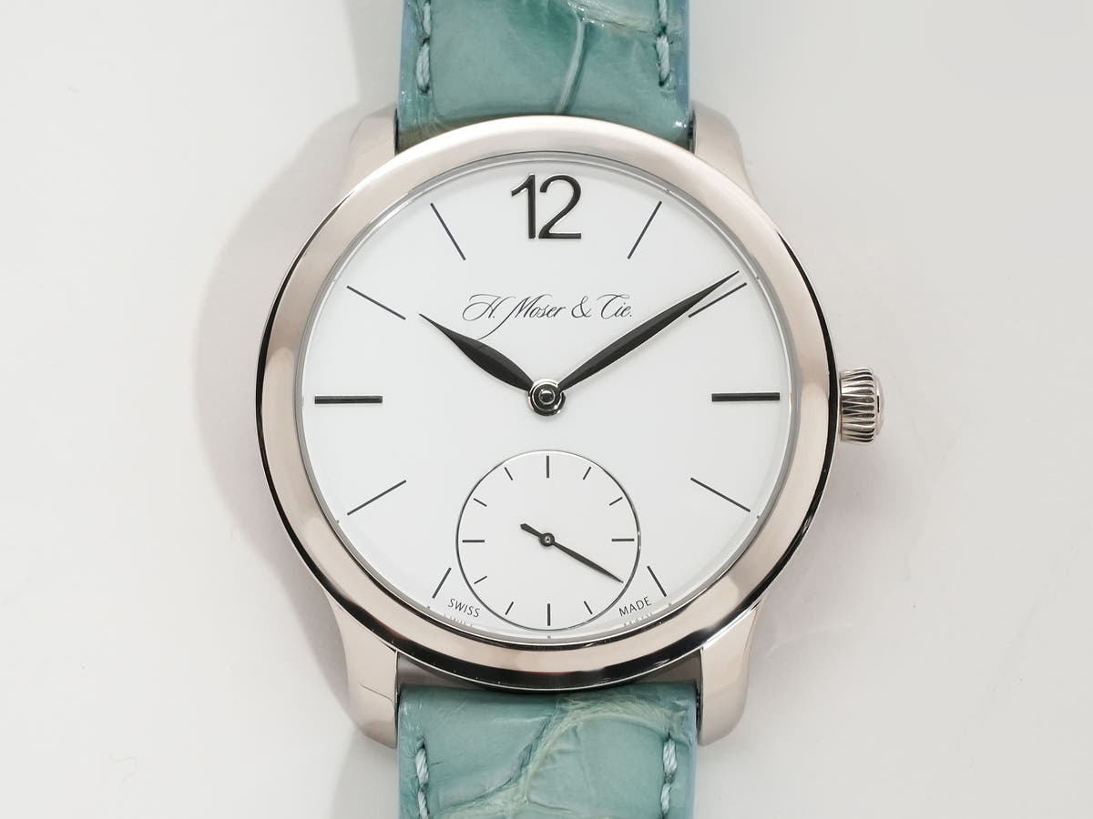 H.モーザー マユ Ref.321.503-002 18KWG ホワイト文字盤 中古 96474R23