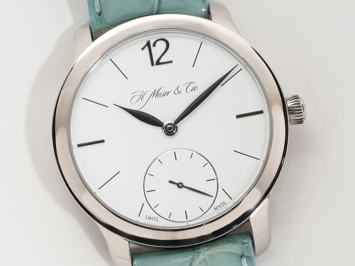 H.モーザー マユ Ref.321.503-002 18KWG ホワイト文字盤 中古 96474R23