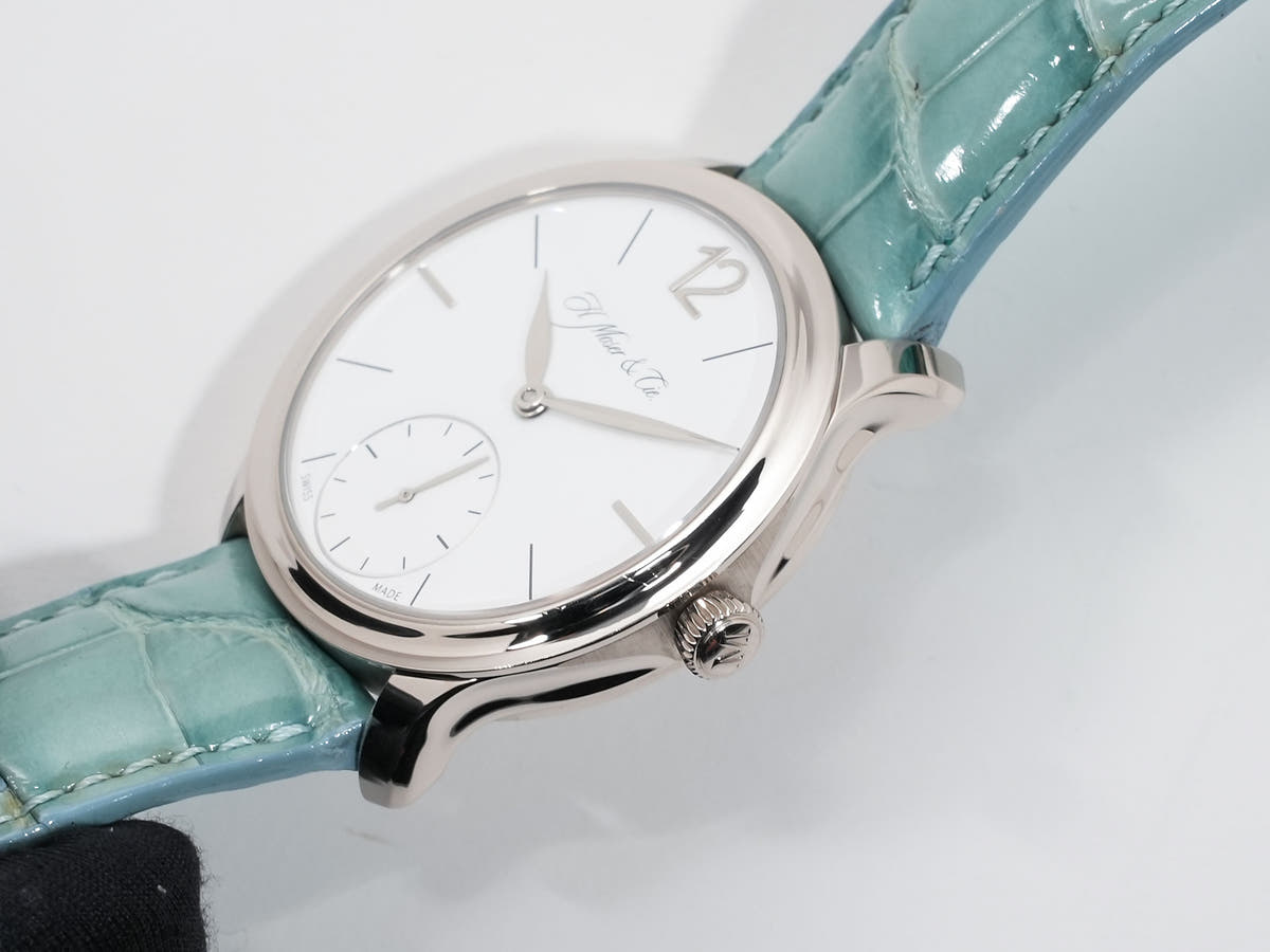H.モーザー マユ Ref.321.503-002 18KWG ホワイト文字盤 中古 96474R23