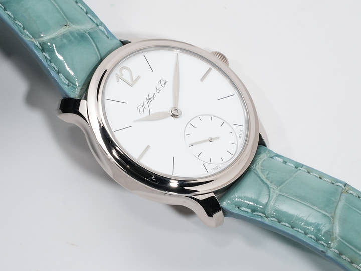 H.モーザー マユ Ref.321.503-002 18KWG ホワイト文字盤 中古 96474R23