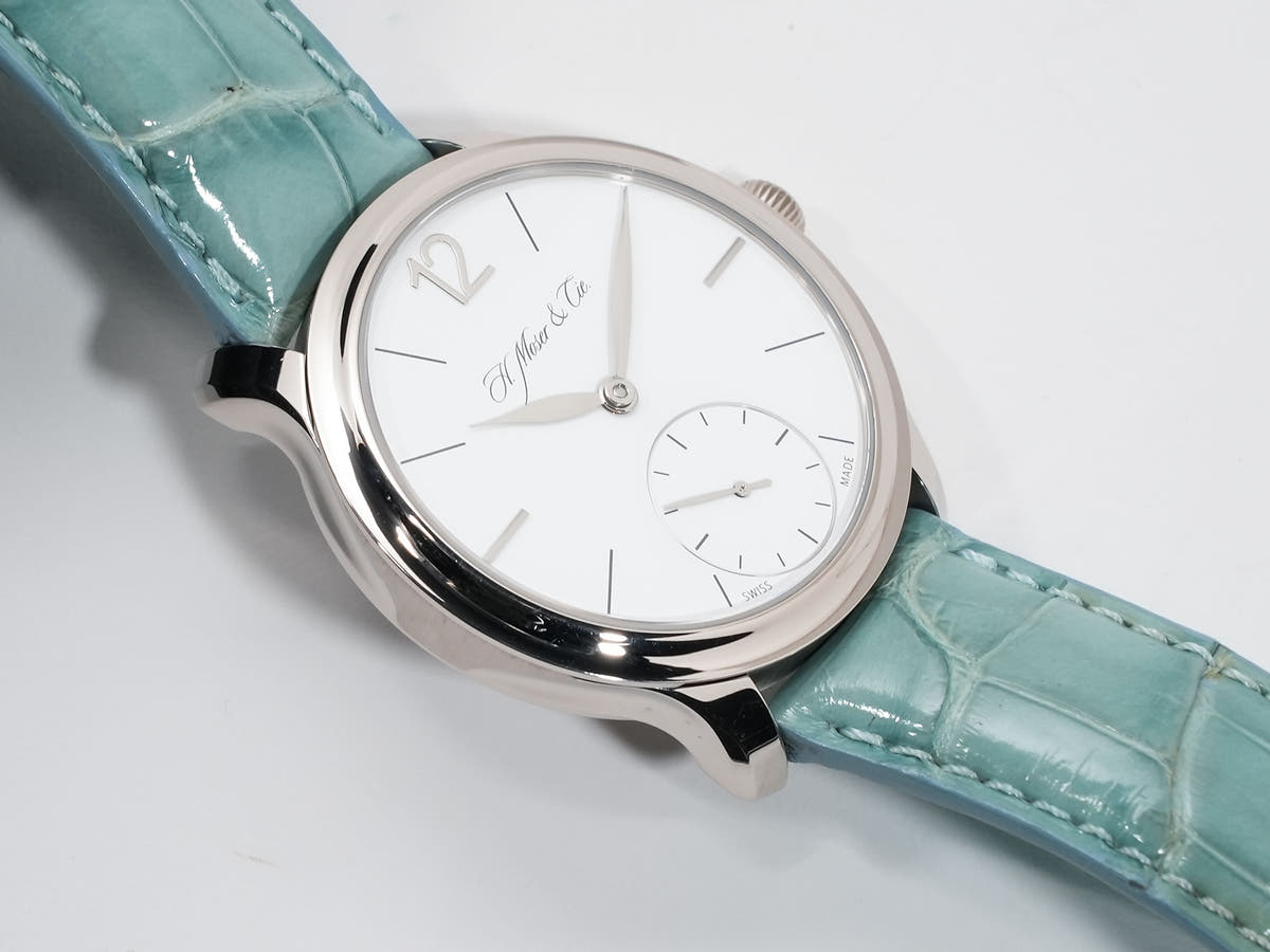 H.モーザー マユ Ref.321.503-002 18KWG ホワイト文字盤 中古 96474R23