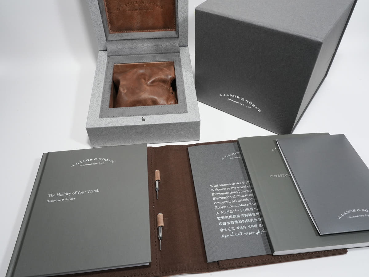 A.ランゲ＆ゾーネ オデュッセウス Ref.363.179 ダークブルー文字盤 未使用 afn36ted