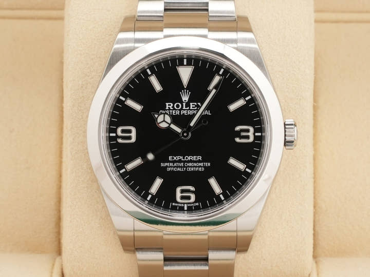 Rolex Explorer I Ref. 214270 Stainless Steel Black Dial
