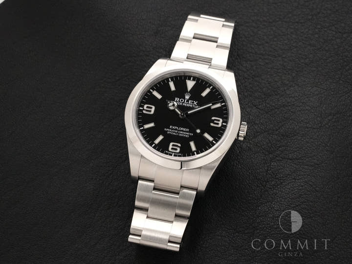 Rolex Explorer I Ref. 214270 Stainless Steel Black Dial