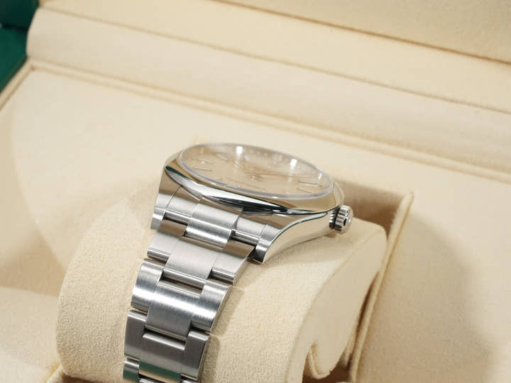 Rolex Oyster Perpetual 39 Ref. 114300 Stainless Steel White Dial