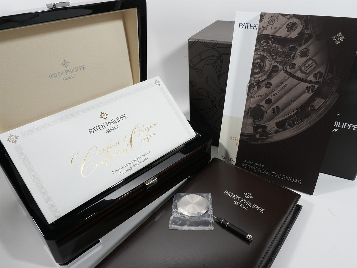 パテックフィリップ グランド コンプリケーション パーペチュアル カレンダー Ref.5320G-011 ローズゴールドめっきのオパーリン文字盤 美品 jnjyc4ji